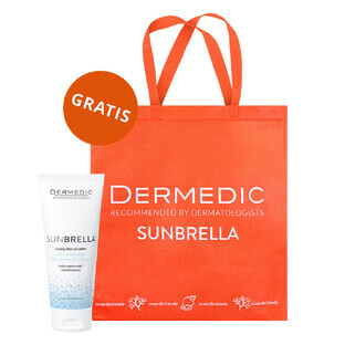Dermedic Sunbrella, loțiune răcoritoare după plajă, 200 ml + pungă gratuită