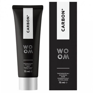 Woom Carbon+, whitening toothpaste with activated carbon, 75 ml