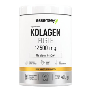 Essensey Colágeno Forte 12500 mg, mango-naranja, 400 g
