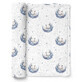 Bocioland, bamboo diaper, 110 x 110 cm, sleeping foxes, 1 piece