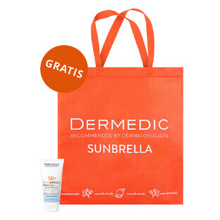 Dermedic Sunbrella, crema protettiva, pelle grassa e mista, SPF 50+, 50 g + sacchetto in omaggio