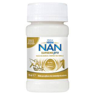Nestlé NAN Supremepro 1 HMO, lait infantile prêt à boire, dès la naissance, 70 ml