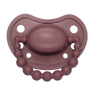 Luu Kids, fopspeen, speen, silicone, Marokkaans Roze, vanaf 6 maanden, 1 stuk