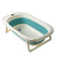Portabebés plegable Colla con termómetro LCD, Turquesa, Bebe Royal