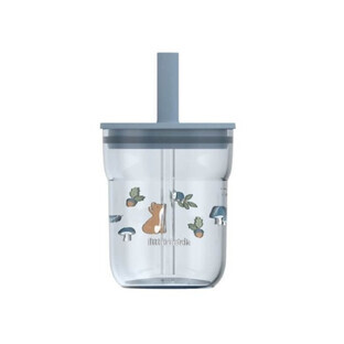 Children's straw glass, Forest Friends, 250 ml, Little Dutch
