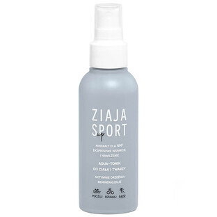 Ziaja Sport Up, aqua tonic pentru corp și față, spray, 120 ml