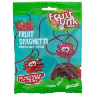 Spaghetti con frutti di bosco, 100 g, Fruitfunk
