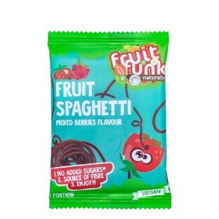 Spaghetti ai frutti di bosco Mini-Fruit, 20 g, Fruitfunk