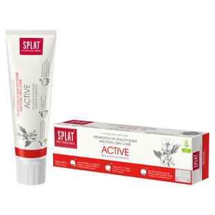 Splat Professional Active, dentifricio sbiancante e per la cura delle gengive, 100 ml