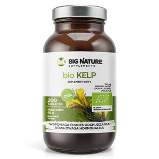 Big Nature Kelp, 200 comprimidos