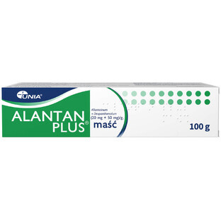 Alantan Plus (20 mg + 50 mg)/g, pommade, 100 g