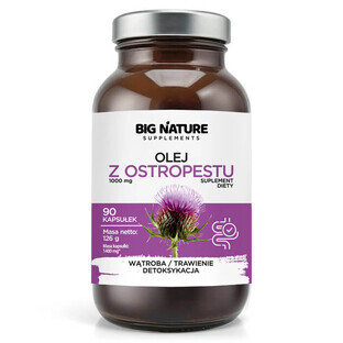 Big Nature Ulei de ciulin, 90 capsule