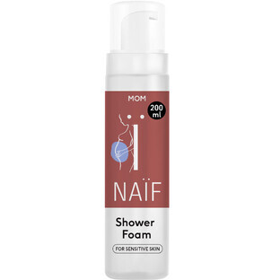 Naif Mom, espuma de ducha natural para embarazadas y mamás, 200 ml