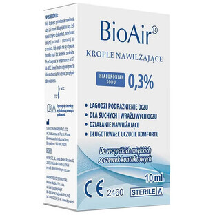 BioAir Picături hidratante pentru ochi, 10 ml