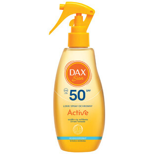 DAX Sun, spray de protecție ușoară, activ, SPF 50, 200 ml