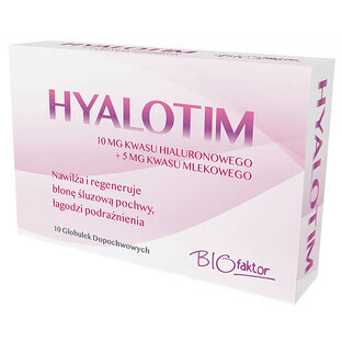 Hyalotim, globule vaginale, 10 unități