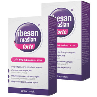 Set Ibesan Butyrate Forte, 2 x 60 capsule