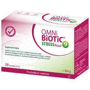 OmniBiotic Stress Repair 9, powder, 3 g x 28 sachets