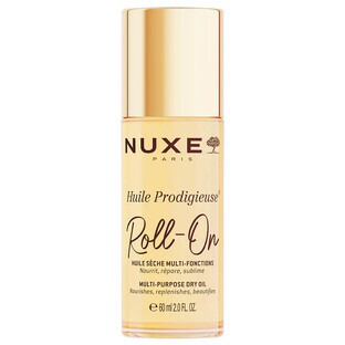 Nuxe Huile Prodigieuse, huile sèche pour le corps, le visage et les cheveux, roll-on, 60 ml