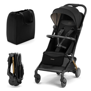 Landau de sport pour enfants 0-22 kg Pilot 2, Midnight Black, Kinderkraft