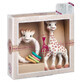 Set Sophie la giraffa, tettarella in gomma, dalla nascita, 1 pz. + tettarella su anello, 1 pz.