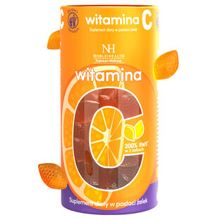 Noble Health Vitamina C, gelatine, 300 g