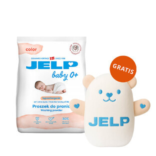 Jelp Baby 0+, lessive hypoallergénique, couleur, 1,35 kg + ourson gratuit