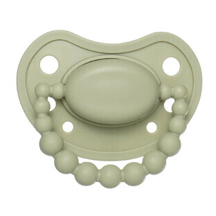 Luu Kids, chupete, posicionamiento, silicona, Seaside Grass, a partir de 6 meses, 1 pieza