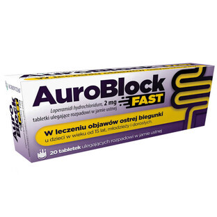 AuroBlock Fast 2 mg, 20 tablets