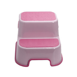 Anti-slip toilet seat with 2 steps, Pink, Bebe Royal