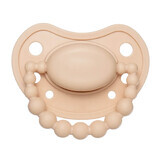 Luu Kids, tétine, positionnement, silicone, Cookie Beige, 0-3 mois, 1 pièce
