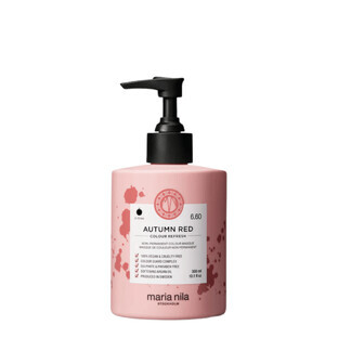 Colour Refresh Maschera colorante per capelli, Rosso Autunno 6.60, 300 ml, Maria Nila