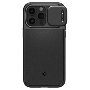 Spigen Optik Armor Mag case with MagSafe pour iPhone 15 Pro Max - noir