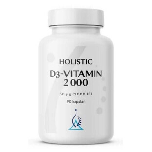 Holistic D3 - 50 µg (2000 IE) 90 capsules