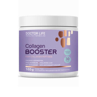 Doctor Life Collagen BOOSTER + peptide de colagen de pește + acid hialuronic 165g