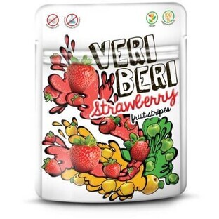 Gelatina de frutas con sabor a fresa, 50 g, Cervezas Veri Beri