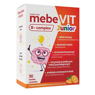Mebevit Complejo B Junior, 30 sobres