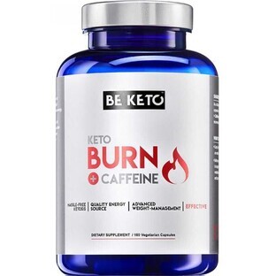 Keto Burn with Caffeine - brûleur de graisse - 180 capsules BeKeto