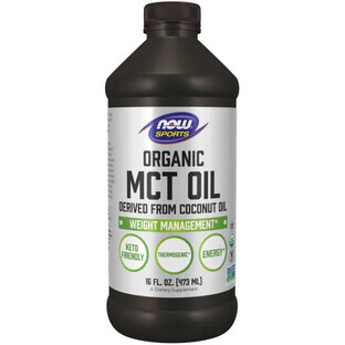 Unparfümiertes MCT-Öl (473 ml) NOW Foods