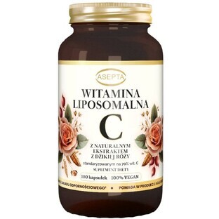Vitamine C liposomale avec cynorrhodon 100 gélules ASEPTA