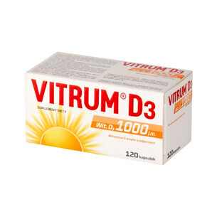 Vitrum D3 1000 UI, 120 capsule