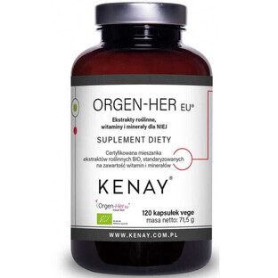 Orgen-Her EU Extraits de plantes, vitamines et minéraux pour SOMEONE 120 gélules végétales Kenay
