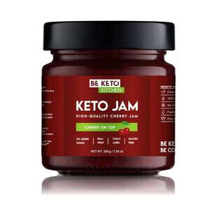 Keto Top Kersenjam 200g BeKeto