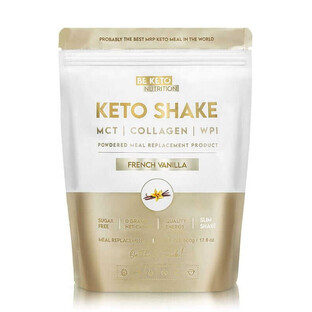 Dieet Keto Shake - Frans Vanille 500g BeKeto
