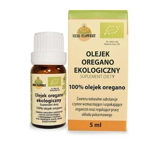 Oregano olie 100% BIO 5ml MEDI-FLOWERY