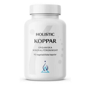 Holistic Koppar Cobre compuestos de cobre fácilmente disponibles 2 mg 90 cáps.