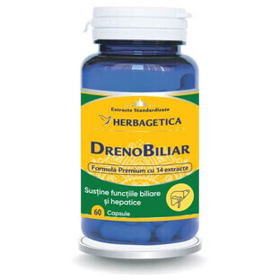 Drenobiliar, 60 capsules, Herbagetica