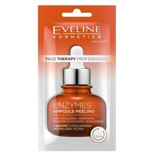 Eveline Cosmetics Face Therapy Professional Ampoule-Peeling Gel scrub enzimatic pentru față, 8 ml