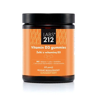 Labs212 Vitamine D3 gummies (vitamine D3 jelly beans) 60 stuks