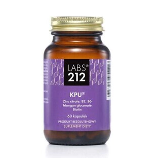 Labs212 KPU (Zinc, Biotine, B2,B6, Manganèse) 60 gélules